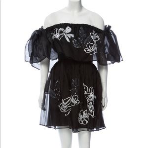 Fendi off the shoulder dress